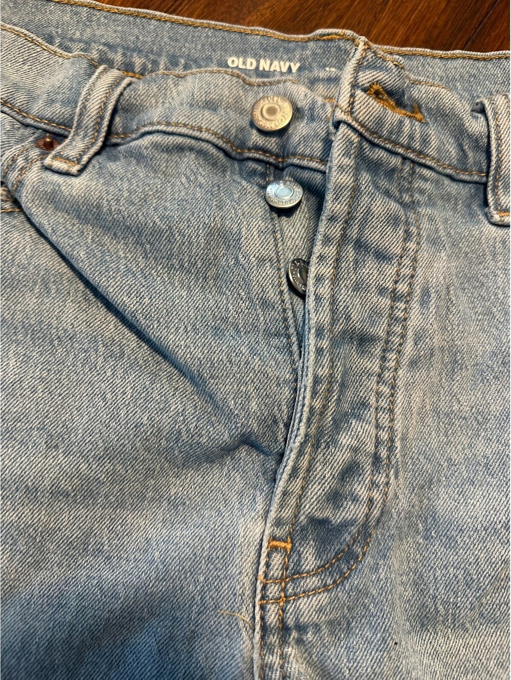 Old Navy denim distressed shorts sz 12